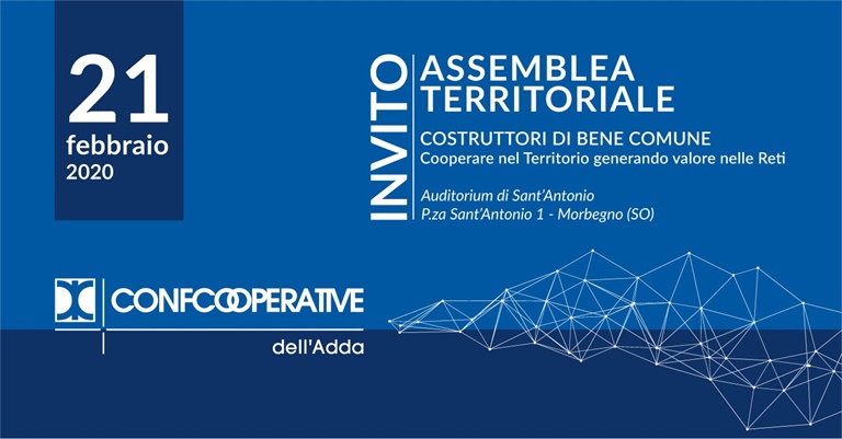 ASSEMBLEA TERRITORIALE CONFCOOPERATIVE DELL'ADDA