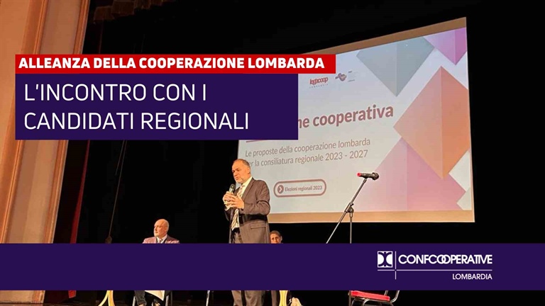 Regionali 2023, Alleanza Cooperazione Lombarda...