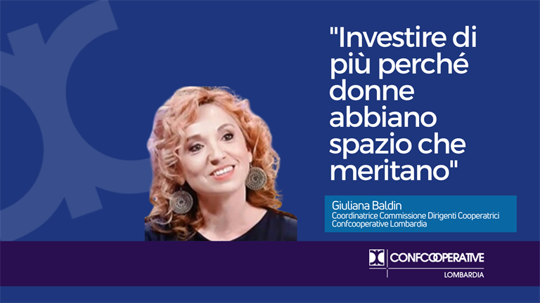 8 marzo, Baldin: "Investire di più perché donne abbiano spazio che meritano"