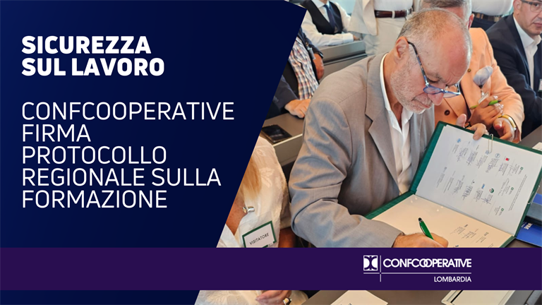 Confcooperative firma il Protocollo regionale...